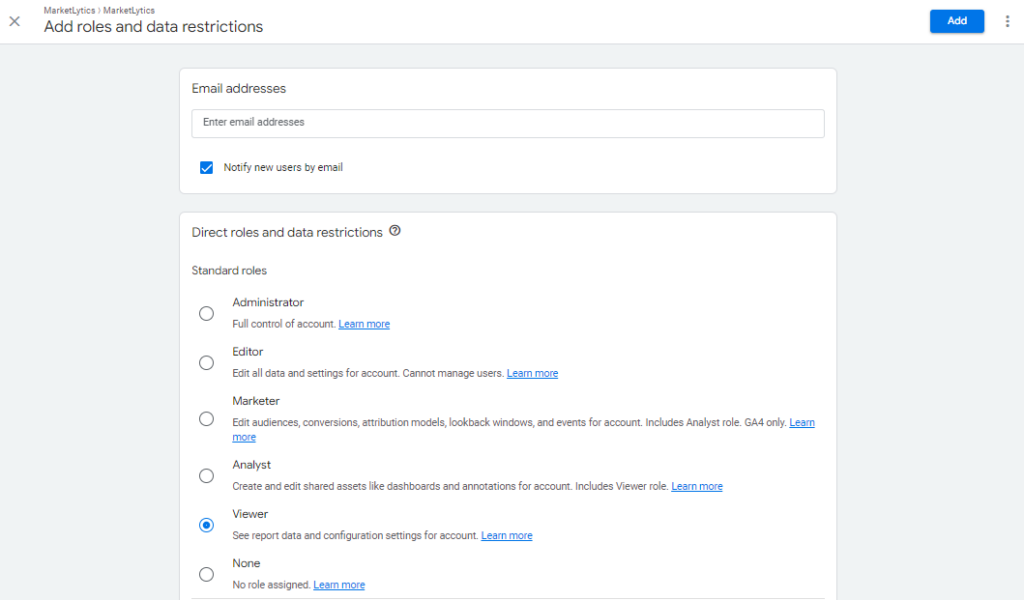 How to transfer Google Analytics Ownership? 3