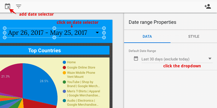  add date tool to report 
