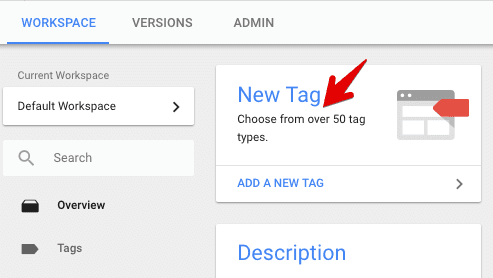  create a new tag 