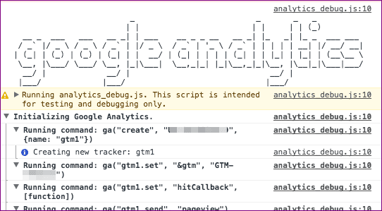  google analytics debugger 