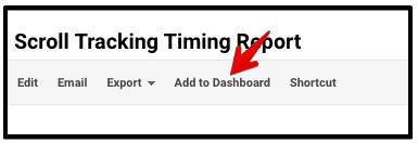  add custom reports to dashboard 