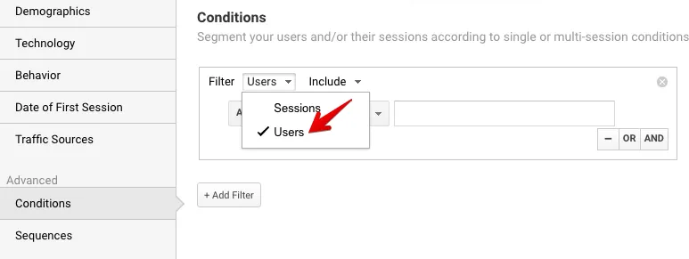 apply user level filter