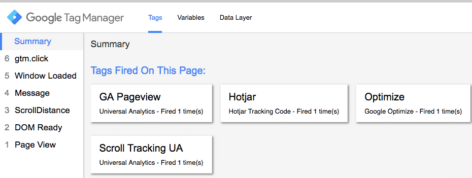  tag manager preview mode 
