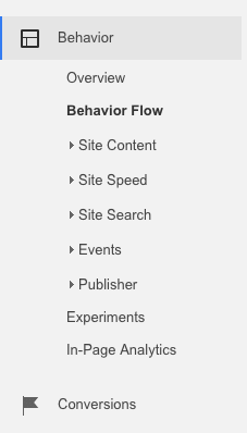  Behavior Flow Google Analytics 