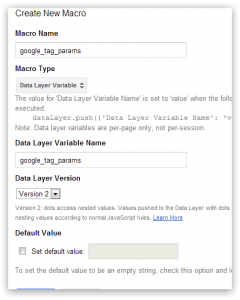  Datalayer variable name 