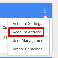  account activity 