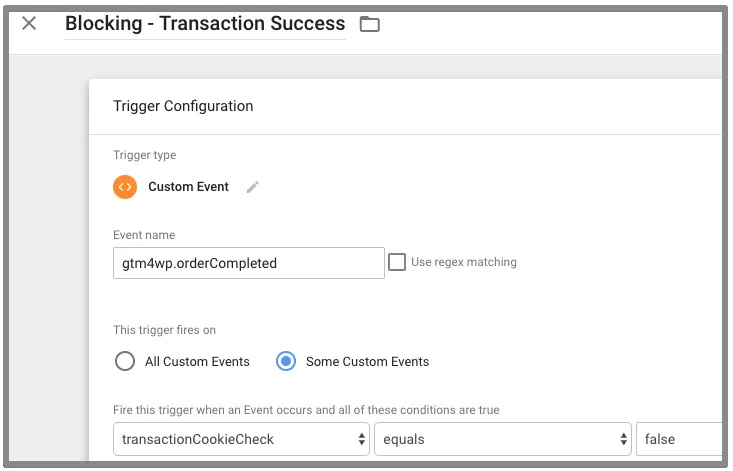 transaction blocking trigger