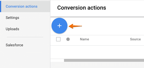  create a conversion in adwords 