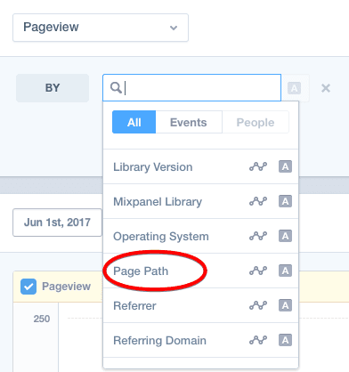  create segment by page path 