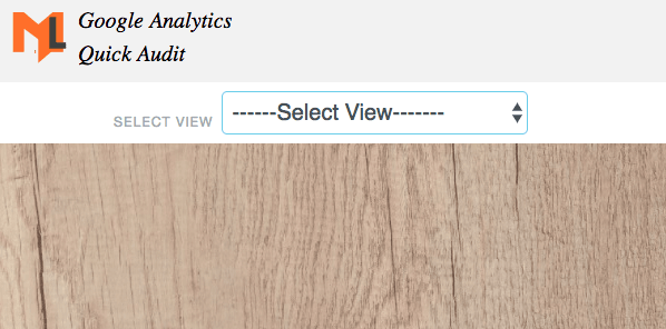  select analytics view 